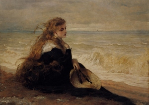 On the Seashore (1879), George Elgar Hicks
